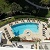 Swimming pool with lounge and bar area