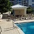 Swimming pool with lounge and bar area